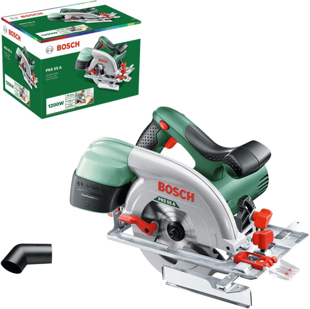 Bosch PKS 55 A - Sierra circular (disco de sierra, tope paralelo Sierracirculartop.com