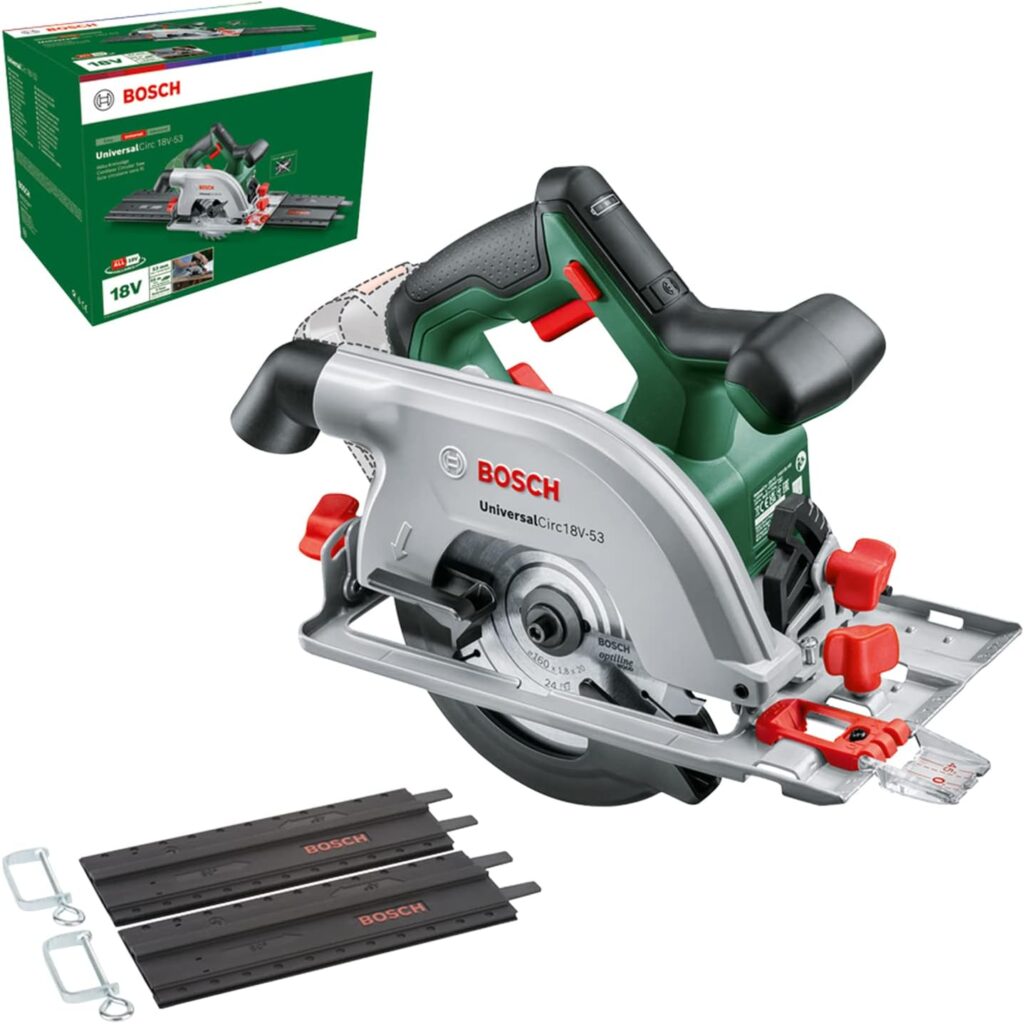 Bosch sierra circular a batería UniversalCirc 18V-53 sierracirculartop.com