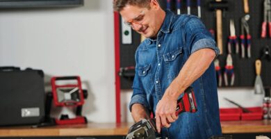 Einhell Minisierra circular manual con batería TE-CS 18-89 bodeogn sierracirculartop.com