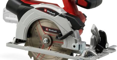 Einhell Sierra circular inalámbrica TE-CS 18-150 Li-Solo Power X-Change iones de litio, 18V, profundidad corte y ángulo inclinación ajustables sierracirculartop.com